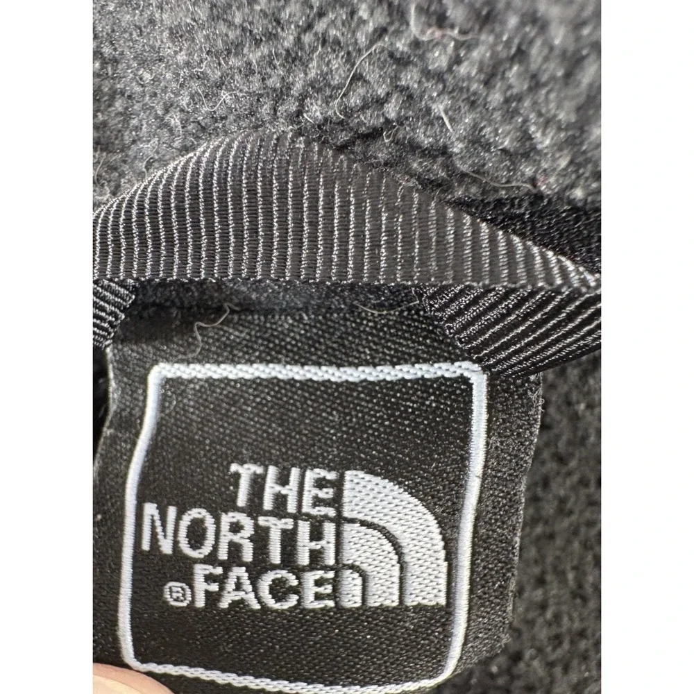 THE NORTH FACE Jacket Men's Medium M Black Low Pile Fleece Zip Winter Outdoors